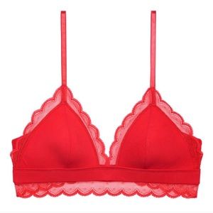 NWT! H&M RED SOFT-CUP BRA